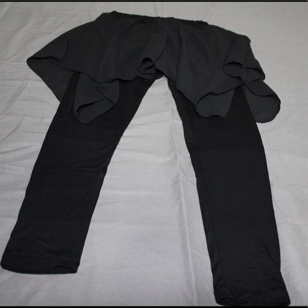 Black Dance legging and skirt